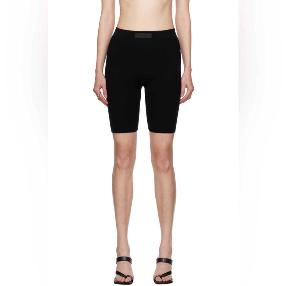 Fear of God ESSENTIALS Black Rib Shorts Women's Size M